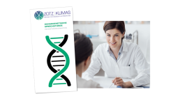 ZOTZ|KLIMAS, Flyer, Patientenflyer, Humangenetik, Sprechstunde, Bild, DNA